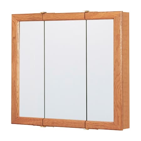 Continental Cabinents Tri Vw Med Cbnt Oak 24" CB00624-1